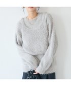 【クラフトスタンダードブティック/CRAFT STANDARD BOUTIQUE】の洗える/ビスチェ付きシャギーニットプルオーバー Gray|ID:prp329100004311714