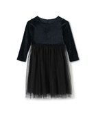 【チャコット/Chacott / KIDS】のvelour combi dress (kids) ブラック(ワッシャーベロア)|ID: prp329100004313070 ipo3291000000029908939