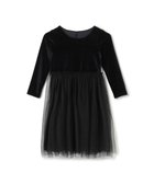 【チャコット/Chacott / KIDS】のvelour combi dress (kids) ブラック(ロベット)|ID: prp329100004313070 ipo3291000000029908940