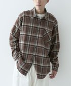 【クラフトスタンダードブティック/CRAFT STANDARD BOUTIQUE / MEN】のネルチェックシャツ Brown|ID: prp329100004313146 ipo3291000000029909150