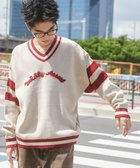 【ウィゴー/WEGO / MEN】のラインチルデンニットプルオーバー オフホワイト|ID: prp329100004313175 ipo3291000000029909293