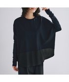 【アイシービー/iCB】の【洗える】 ヴィスコースワイド シアーコンビプルオーバー ブラック系|ID: prp329100004313285 ipo3291000000031975630