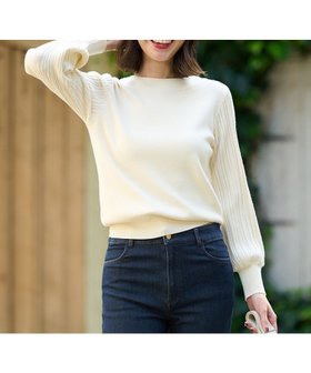 【エニィ スィス/any SiS】 【洗える】冬のシャルマン パフスリーブ ニット人気、トレンドファッション・服の通販 founy(ファニー) ファッション Fashion レディースファッション WOMEN トップス・カットソー Tops/Tshirt ニット Knit Tops A/W・秋冬 Aw・Autumn/Winter・Fw・Fall-Winter コンパクト Compact スリーブ Sleeve セーター Sweater エレガント 上品 Elegant 再入荷 Restock/Back In Stock/Re Arrival 冬 Winter 洗える Washable 畦 Ridge |ID:prp329100004313326