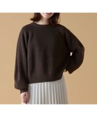 【エニィファム/any FAM】の【洗濯機可】ウールブレンドクロップドニット 人気、トレンドファッション・服の通販 founy(ファニー) ファッション Fashion レディースファッション WOMEN トップス・カットソー Tops/Tshirt ニット Knit Tops A/W・秋冬 Aw・Autumn/Winter・Fw・Fall-Winter おすすめ Recommend インナー Inner オレンジ Orange クロップド Cropped セーター Sweater トレンド Trend ベーシック Basic 再入荷 Restock/Back In Stock/Re Arrival 畦 Ridge thumbnail ブラウン|ID: prp329100004313332 ipo3291000000029910880