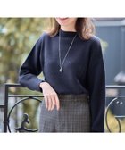 【エニィ スィス/any SiS】の【洗える】スフレボトルネック ニット 人気、トレンドファッション・服の通販 founy(ファニー) ファッション Fashion レディースファッション WOMEN トップス・カットソー Tops/Tshirt ニット Knit Tops A/W・秋冬 Aw・Autumn/Winter・Fw・Fall-Winter アクリル Acrylic カーディガン Cardigan スリット Slit セーター Sweater ボトルネック Bottleneck 再入荷 Restock/Back In Stock/Re Arrival 洗える Washable thumbnail ネイビー|ID: prp329100004313334 ipo3291000000029910890