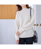 【エニィ スィス/any SiS】の【洗える】スフレボトルネック ニット 人気、トレンドファッション・服の通販 founy(ファニー) ファッション Fashion レディースファッション WOMEN トップス・カットソー Tops/Tshirt ニット Knit Tops A/W・秋冬 Aw・Autumn/Winter・Fw・Fall-Winter アクリル Acrylic カーディガン Cardigan スリット Slit セーター Sweater ボトルネック Bottleneck 再入荷 Restock/Back In Stock/Re Arrival 洗える Washable thumbnail アイボリー|ID: prp329100004313334 ipo3291000000029910891