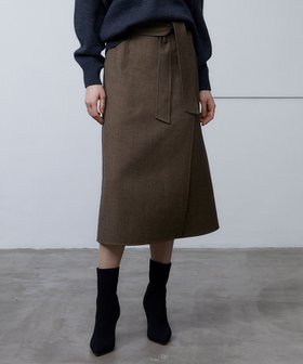 【ベイジ,/BEIGE,】 DANNES / ラップスカート人気、トレンドファッション・服の通販 founy(ファニー) ファッション Fashion レディースファッション WOMEN スカート Skirt 2022年 2022 2022-2023秋冬・A/W Aw/Autumn/Winter//Fw/Fall-Winter/2022-2023 A/W・秋冬 Aw・Autumn/Winter・Fw・Fall-Winter おすすめ Recommend イタリア Italy ダブル Double ツイード Tweed フェイス Face ラップ Wrap リバーシブル Reversible 再入荷 Restock/Back In Stock/Re Arrival 無地 Plain Color |ID:prp329100004313386