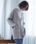 【自由区/JIYU-KU】の【洗える】ウールカシミヤブレンド Vネックカーディガン ライトグレー系|ID: prp329100004313392 ipo3291000000029911094