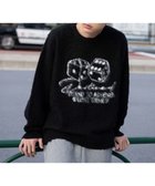 【ウィゴー/WEGO】の【ユニセックス着用ITEM/MLサイズ展開】シャギーグラフィックプルオーバー ブラック|ID: prp329100004313406 ipo3291000000029911178