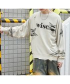 【ウィゴー/WEGO】の【ユニセックス着用ITEM】ダメージジャガードニットプルオーバー オフホワイト|ID:prp329100004313409