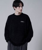 【ウィゴー/WEGO / MEN】のベロアモールワンポイントプルオーバー ブラック|ID: prp329100004313415 ipo3291000000029911221