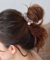 【フィービィー/phoebe】のパールシュシュヘアブレス グレー 人気、トレンドファッション・服の通販 founy(ファニー) ファッション Fashion レディースファッション WOMEN シュシュ / ヘアアクセ Hair Accessories NEW・新作・新着・新入荷 New Arrivals アクセサリー Accessories オーガンジー Organdy ギャザー Gather シアー Sheer パール Pearl フォーマル Formal |ID:prp329100004313421