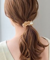 【フィービィー/phoebe】のパールシュシュヘアブレス イエロー 人気、トレンドファッション・服の通販 founy(ファニー) ファッション Fashion レディースファッション WOMEN シュシュ / ヘアアクセ Hair Accessories NEW・新作・新着・新入荷 New Arrivals アクセサリー Accessories イエロー Yellow オーガンジー Organdy ギャザー Gather シアー Sheer パール Pearl フォーマル Formal |ID:prp329100004313422