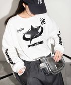 【ウィゴー/WEGO】のスターナンバリングショートスウェット ホワイト|ID: prp329100004313447 ipo3291000000029911312