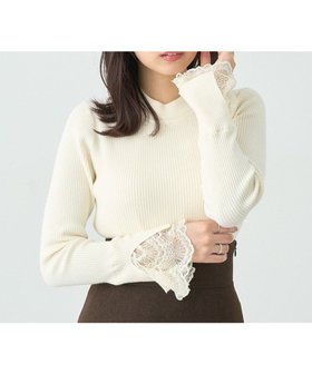 【アースミュージックアンドエコロジー/earth music&ecology】 スリットレーススリーブプルオーバー人気、トレンドファッション・服の通販 founy(ファニー) ファッション Fashion レディースファッション WOMEN トップス・カットソー Tops/Tshirt シャツ/ブラウス Shirts/Blouses ロング / Tシャツ T-Shirts プルオーバー Pullover カットソー Cut and Sewn NEW・新作・新着・新入荷 New Arrivals A/W・秋冬 Aw・Autumn/Winter・Fw・Fall-Winter おすすめ Recommend カットソー Cut And Sew スマート Smart スリット Slit ハイネック High Neck フェミニン Feminine ポケット Pocket レース Race |ID:prp329100004313471