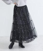 【アースミュージックアンドエコロジー/earth music&ecology】のチュールパールスカート 人気、トレンドファッション・服の通販 founy(ファニー) ファッション Fashion レディースファッション WOMEN スカート Skirt NEW・新作・新着・新入荷 New Arrivals A/W・秋冬 Aw・Autumn/Winter・Fw・Fall-Winter おすすめ Recommend チュール Tulle パール Pearl フェミニン Feminine ポケット Pocket リラックス Relax 冬 Winter |ID:prp329100004313488