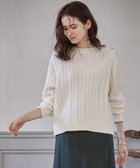 【23区/NIJYUSANKU】の【SLOW/一部店舗限定】ハイバルコットンブレンド ニット 人気、トレンドファッション・服の通販 founy(ファニー) ファッション Fashion レディースファッション WOMEN トップス・カットソー Tops/Tshirt ニット Knit Tops アクリル Acrylic 春 Spring 秋 Autumn/Fall カットソー Cut And Sew カーディガン Cardigan セーター Sweater A/W・秋冬 Aw・Autumn/Winter・Fw・Fall-Winter 再入荷 Restock/Back In Stock/Re Arrival 2023年 2023 2023-2024秋冬・A/W Aw/Autumn/Winter//Fw/Fall-Winter/2023-2024 thumbnail アイボリー系|ID: prp329100004313509 ipo3291000000029911722