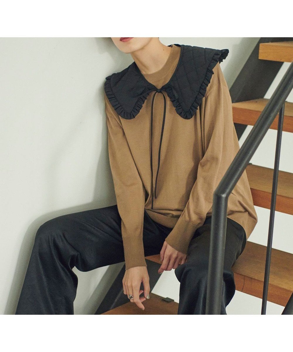 【ハッシュニュアンス/#Newans】のLILY/ キルティング付け襟 人気、トレンドファッション・服の通販 founy(ファニー) 　ファッション　Fashion　レディースファッション　WOMEN　キュプラ　Cupra　キルティング　Quilting　雑誌　Magazine　タイプライター　Typewriter　リボン　Ribbon　再入荷　Restock/Back In Stock/Re Arrival　NEW・新作・新着・新入荷　New Arrivals　 other-1|ID: prp329100004313520 ipo3291000000029911867