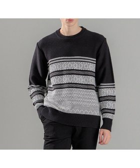 【ジョゼフ オム/JOSEPH HOMME / MEN】 レボソジャガード クルーネックニット人気、トレンドファッション・服の通販 founy(ファニー) ファッション Fashion メンズファッション MEN トップス・カットソー Tops/Tshirt/Men ニット Knit Tops NEW・新作・新着・新入荷 New Arrivals S/S・春夏 Ss・Spring/Summer インナー Inner スウェット Sweat セーター Sweater 夏 Summer 春 Spring |ID:prp329100004314561