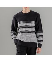 【ジョゼフ オム/JOSEPH HOMME / MEN】のレボソジャガード クルーネックニット 人気、トレンドファッション・服の通販 founy(ファニー) ファッション Fashion メンズファッション MEN トップス・カットソー Tops/Tshirt/Men ニット Knit Tops NEW・新作・新着・新入荷 New Arrivals S/S・春夏 Ss・Spring/Summer インナー Inner スウェット Sweat セーター Sweater 夏 Summer 春 Spring |ID:prp329100004314561