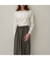 【エイトン/ATON】のDRY COTTON JERSEY ロングスリーブTシャツ 人気、トレンドファッション・服の通販 founy(ファニー) ファッション Fashion レディースファッション WOMEN トップス・カットソー Tops/Tshirt シャツ/ブラウス Shirts/Blouses ロング / Tシャツ T-Shirts カットソー Cut and Sewn NEW・新作・新着・新入荷 New Arrivals A/W・秋冬 Aw・Autumn/Winter・Fw・Fall-Winter S/S・春夏 Ss・Spring/Summer カットソー Cut And Sew ジャージ Jersey スリーブ Sleeve フィット Fit リラックス Relax レギュラー Regular ロング Long 吸水 Water Absorption 夏 Summer 長袖 Long Sleeve |ID:prp329100004314567