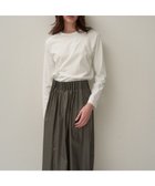 【エイトン/ATON】のDRY COTTON JERSEY ロングスリーブTシャツ 人気、トレンドファッション・服の通販 founy(ファニー) ファッション Fashion レディースファッション WOMEN トップス・カットソー Tops/Tshirt シャツ/ブラウス Shirts/Blouses ロング / Tシャツ T-Shirts カットソー Cut and Sewn NEW・新作・新着・新入荷 New Arrivals A/W・秋冬 Aw・Autumn/Winter・Fw・Fall-Winter S/S・春夏 Ss・Spring/Summer カットソー Cut And Sew ジャージ Jersey スリーブ Sleeve フィット Fit リラックス Relax レギュラー Regular ロング Long 吸水 Water Absorption 夏 Summer 長袖 Long Sleeve thumbnail WHITE|ID: prp329100004314567 ipo3291000000029921784