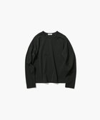 【エイトン/ATON】のDRY COTTON JERSEY ロングスリーブTシャツ 人気、トレンドファッション・服の通販 founy(ファニー) ファッション Fashion レディースファッション WOMEN トップス・カットソー Tops/Tshirt シャツ/ブラウス Shirts/Blouses ロング / Tシャツ T-Shirts カットソー Cut and Sewn NEW・新作・新着・新入荷 New Arrivals A/W・秋冬 Aw・Autumn/Winter・Fw・Fall-Winter S/S・春夏 Ss・Spring/Summer カットソー Cut And Sew ジャージ Jersey スリーブ Sleeve フィット Fit リラックス Relax レギュラー Regular ロング Long 吸水 Water Absorption 夏 Summer 長袖 Long Sleeve thumbnail BLACK|ID: prp329100004314567 ipo3291000000029921786