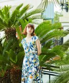 【三愛水着楽園/San-ai Resort】の【SALE】【Coral veil】Botanical Garden ショルダードレス 3点セット水着 9号/11号 人気、トレンドファッション・服の通販 founy(ファニー) ファッション Fashion レディースファッション WOMEN 水着 Swimwear 水着 Swimwear A/W・秋冬 Aw・Autumn/Winter・Fw・Fall-Winter S/S・春夏 Ss・Spring/Summer ショルダー Shoulder ショーツ Shorts スリーブ Sleeve ドレス Dress フレンチ French ボタニカル Botanical リゾート Resort リボン Ribbon ワイヤー Wire 再入荷 Restock/Back In Stock/Re Arrival 夏 Summer 水着 Swimsuit thumbnail ブルー|ID: prp329100004314574 ipo3291000000029921968