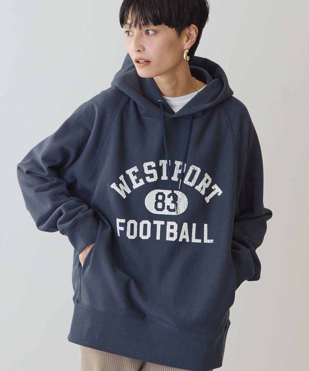 【アメリカンホリック/AMERICAN HOLIC】のFOOTBALL フーディーBIGスウェット インテリア・キッズ・メンズ・レディースファッション・服の通販 founy(ファニー) 　ファッション　Fashion　レディースファッション　WOMEN　ワンピース　Dress　チュニック　Tunic　NEW・新作・新着・新入荷　New Arrivals　A/W・秋冬　Aw・Autumn/Winter・Fw・Fall-Winter　おすすめ　Recommend　スウェット　Sweat　チュニック　Tunic　フロント　Front　プリント　Print　ポケット　Pocket　リラックス　Relax　Charcoal Gray|ID: prp329100004318521 ipo3291000000029956141