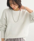 【グリーンパークス/Green Parks】の・Petit Fleur ラメ&スパンコールニット Off White|ID: prp329100004318550 ipo3291000000032667533