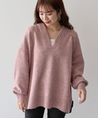 【グリーンパークス/Green Parks】の・Petit Fleur 深Vネックニットチュニック 人気、トレンドファッション・服の通販 founy(ファニー) ファッション Fashion レディースファッション WOMEN ワンピース Dress チュニック Tunic S/S・春夏 Ss・Spring/Summer おすすめ Recommend インナー Inner カットソー Cut And Sew ショルダー Shoulder チュニック Tunic ドロップ Drop フォルム Form ボトム Bottom ポケット Pocket リラックス Relax 夏 Summer 春 Spring thumbnail Pink|ID: prp329100004318552 ipo3291000000029957763