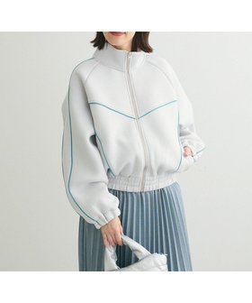 【グリーンパークス/Green Parks】の・SUGAR SPOON ライントラックジャケット 人気、トレンドファッション・服の通販 founy(ファニー) ファッション Fashion レディースファッション WOMEN アウター Coat Outerwear ジャケット Jackets NEW・新作・新着・新入荷 New Arrivals S/S・春夏 Ss・Spring/Summer おすすめ Recommend ショルダー Shoulder ジャケット Jacket スウェット Sweat スポーティ Sporty フェミニン Feminine フロント Front ポケット Pocket エレガント 上品 Elegant 夏 Summer 春 Spring |ID:prp329100004318557