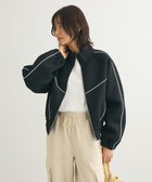 【グリーンパークス/Green Parks】の・SUGAR SPOON ライントラックジャケット 人気、トレンドファッション・服の通販 founy(ファニー) ファッション Fashion レディースファッション WOMEN アウター Coat Outerwear ジャケット Jackets NEW・新作・新着・新入荷 New Arrivals S/S・春夏 Ss・Spring/Summer おすすめ Recommend ショルダー Shoulder ジャケット Jacket スウェット Sweat スポーティ Sporty フェミニン Feminine フロント Front ポケット Pocket エレガント 上品 Elegant 夏 Summer 春 Spring thumbnail Black|ID: prp329100004318557 ipo3291000000029957779