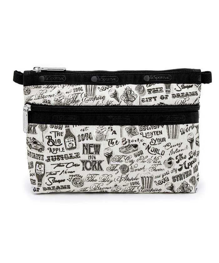 【レスポートサック/LeSportsac】のCOSMETIC CLUTCH/エヌワイシーアイコニックグラフィックス インテリア・キッズ・メンズ・レディースファッション・服の通販 founy(ファニー) https://founy.com/ ファッション Fashion レディースファッション WOMEN バッグ Bag 財布 Wallets ポーチ Pouches NEW・新作・新着・新入荷 New Arrivals おすすめ Recommend ジップ Zip ニューヨーク New York ポケット Pocket ポーチ Pouch モチーフ Motif モノトーン Monotone 旅行 Travel 財布 Wallet |ID: prp329100004318565 ipo3291000000029957802