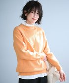 【エニィファム/any FAM】の【洗濯機可/8色展開】アゼボトルニットプルオーバー オレンジ|ID: prp329100004319236 ipo3291000000032669855
