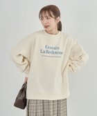 【グリーンパークス/Green Parks】の裏起毛アソートロゴプルオーバー Ecru|ID: prp329100004319239 ipo3291000000032503259