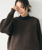 【クラフトスタンダードブティック/CRAFT STANDARD BOUTIQUE】の編み違い斜めスリットニットチュニック Brown|ID:prp329100004319402