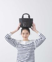 【プラスリング/+RING】の【合皮/しぼ加工】手提げミニバッグ synthetic leather mini bag black SR405 人気、トレンドファッション・服の通販 founy(ファニー) ファッション Fashion レディースファッション WOMEN おすすめ Recommend ハンドバッグ Handbag ポケット Pocket |ID:prp329100004320406