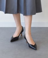 【インター ショシュール/INTER-CHAUSSURES】の【FABIO RUSCONI】ポインテッドトウVカットパンプス 人気、トレンドファッション・服の通販 founy(ファニー) ファッション Fashion レディースファッション WOMEN NEW・新作・新着・新入荷 New Arrivals イタリア Italy エレガント 上品 Elegant ベーシック Basic |ID:prp329100004320415