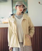 【エニィ スィス/any SiS】の【撥水・UVカット・洗える】フーデットハーフ コート イエロー|ID: prp329100004320450 ipo3291000000032663986
