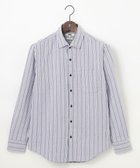 【ジョセフ アブード/JOSEPH ABBOUD / MEN】の【オーガニックコットン使用】 オーガニックコードストライプ シャツ ネイビー系1|ID: prp329100004322119 ipo3291000000029989705