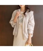 【エニィ スィス/any SiS】の【撥水・UVカット・花粉ガード】2WAYラグランフーディ ブルゾン アイボリー|ID: prp329100004322153 ipo3291000000034296302