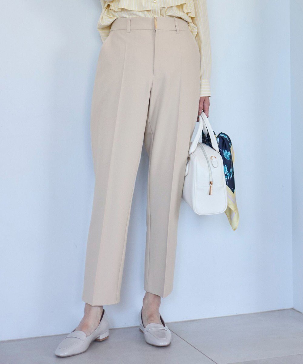 【エニィ スィス/any SiS】の【洗える】褒めらレディテーパード パンツ インテリア・キッズ・メンズ・レディースファッション・服の通販 founy(ファニー) 　ファッション　Fashion　レディースファッション　Fashion for Women　パンツ　Pants & Trousers　ウォッシャブル　Machine Washable　春　Spring　洗える　Machine Washable　シャンブレー　Chambray, Denim-Like Fabric　ジャケット　Jacket, Outerwear　ストレッチ　Stretch, Stretchy Fabric　スニーカー　Sneakers, Trainers　セットアップ　Set-Up, Coordinated Outfit　センター　Center, Center Line　定番　Standard, Basic Item　フロント　Front, Front Design　ベーシック　Basic, Essential　ポケット　Pocket, Pocket Detail　楽ちん　Easy Fit, Comfortable　S/S・春夏　SS, Spring/Summer, Warm Season　おすすめ　Recommended / Our Picks　夏　Summer　エレガント 上品　Elegant　セレモニー　Ceremony　新作・新入荷　New Arrivals / New In　ビジネス 仕事 通勤　Business / Work / Commuting　ライトベージュ|ID: prp329100004322154 ipo3291000000035712877