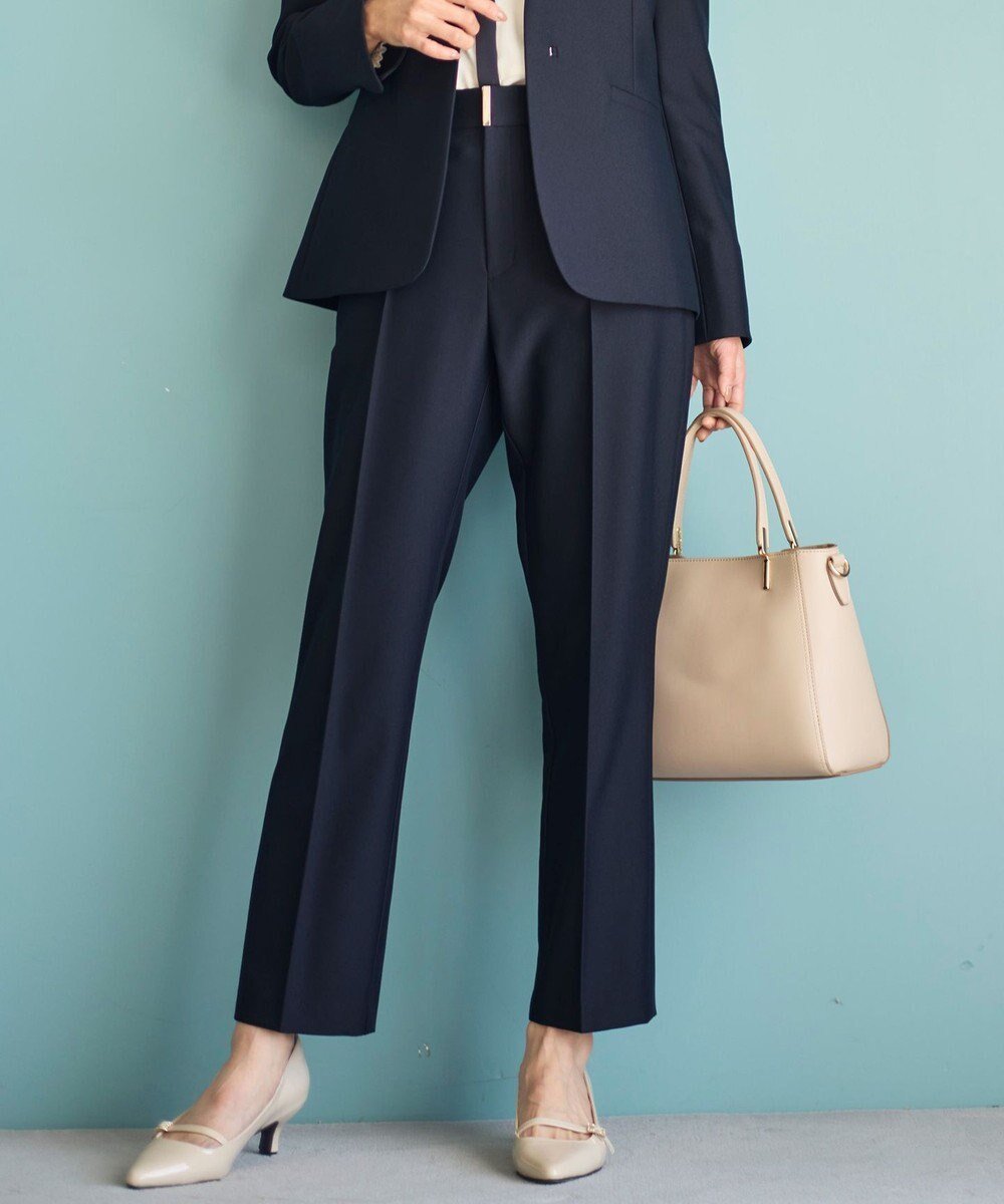 【エニィ スィス/any SiS】の【洗える】褒めらレディテーパード パンツ インテリア・キッズ・メンズ・レディースファッション・服の通販 founy(ファニー) 　ファッション　Fashion　レディースファッション　Fashion for Women　パンツ　Pants & Trousers　ウォッシャブル　Machine Washable　春　Spring　洗える　Machine Washable　シャンブレー　Chambray, Denim-Like Fabric　ジャケット　Jacket, Outerwear　ストレッチ　Stretch, Stretchy Fabric　スニーカー　Sneakers, Trainers　セットアップ　Set-Up, Coordinated Outfit　センター　Center, Center Line　定番　Standard, Basic Item　フロント　Front, Front Design　ベーシック　Basic, Essential　ポケット　Pocket, Pocket Detail　楽ちん　Easy Fit, Comfortable　S/S・春夏　SS, Spring/Summer, Warm Season　おすすめ　Recommended / Our Picks　夏　Summer　エレガント 上品　Elegant　セレモニー　Ceremony　新作・新入荷　New Arrivals / New In　ビジネス 仕事 通勤　Business / Work / Commuting　ネイビー|ID: prp329100004322154 ipo3291000000035712879