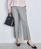 【エニィ スィス/any SiS】の【洗える】褒めらレディテーパード パンツ グレーシャンブレー|ID: prp329100004322154 ipo3291000000035712882