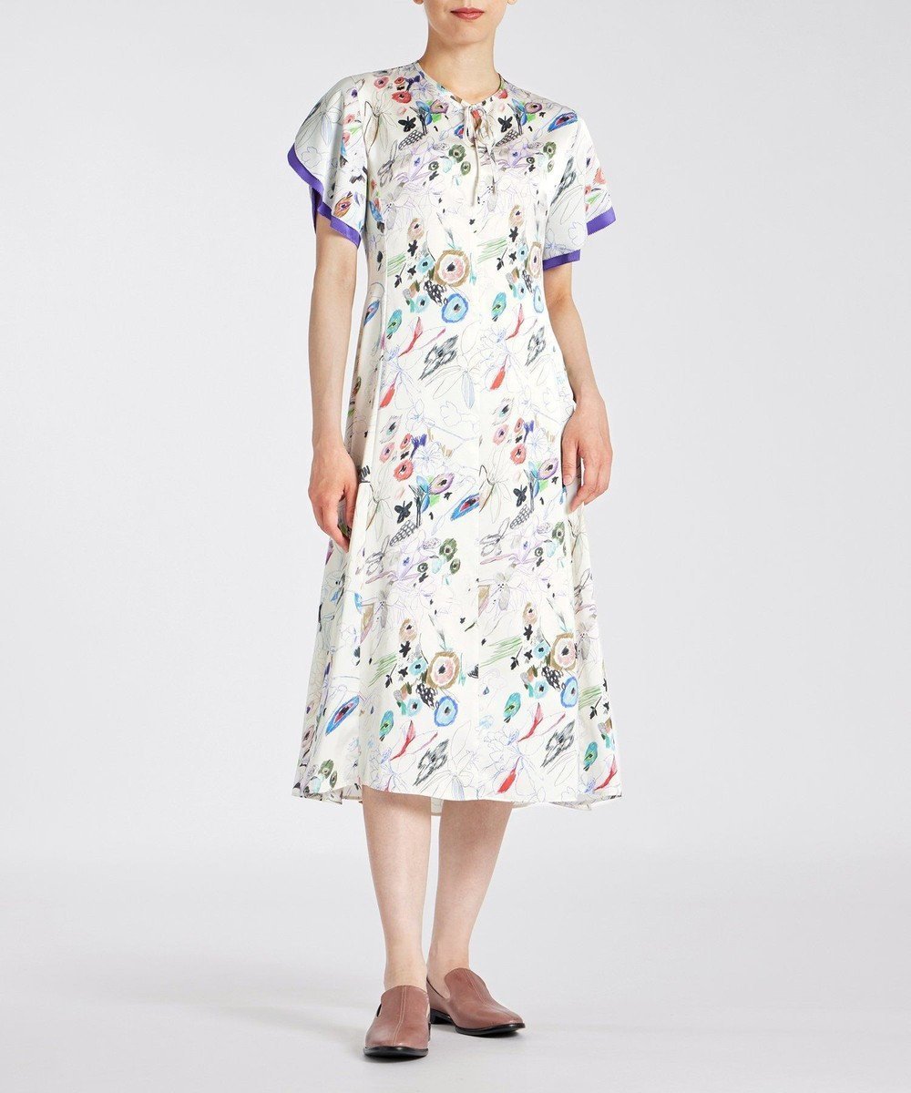 【ポール スミス/Paul Smith】のSketchbook Botanical フレアワンピース 人気、トレンドファッション・服の通販 founy(ファニー) 　ファッション　Fashion　レディースファッション　WOMEN　ワンピース　Dress　S/S・春夏　Ss・Spring/Summer　フィット　Fit　フレア　Flare　プリント　Print　ペチコート　Petticoat　ワーク　Work　再入荷　Restock/Back In Stock/Re Arrival　夏　Summer　春　Spring　 other-1|ID: prp329100004322176 ipo3291000000029989939