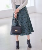 【エニィ スィス/any SiS】の【洗える】フローラルパターン スカート 人気、トレンドファッション・服の通販 founy(ファニー) ファッション Fashion レディースファッション WOMEN スカート Skirt A/W・秋冬 Aw・Autumn/Winter・Fw・Fall-Winter バランス Balance フェミニン Feminine フレア Flare モチーフ Motif モノトーン Monotone エレガント 上品 Elegant 再入荷 Restock/Back In Stock/Re Arrival 洗える Washable thumbnail グリーン系|ID: prp329100004323677 ipo3291000000029999755