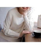 【エニィ スィス/any SiS】の【CICA加工】ケーブルリブ ニット アイボリー|ID: prp329100004323692 ipo3291000000034311963