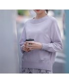 【エニィ スィス/any SiS】の【CICA加工】ケーブルリブ ニット ラベンダー|ID: prp329100004323692 ipo3291000000034311964