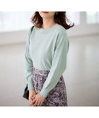 【エニィ スィス/any SiS】の【CICA加工】ケーブルリブ ニット 【WEB限定】ライトグリーン|ID: prp329100004323692 ipo3291000000034311965